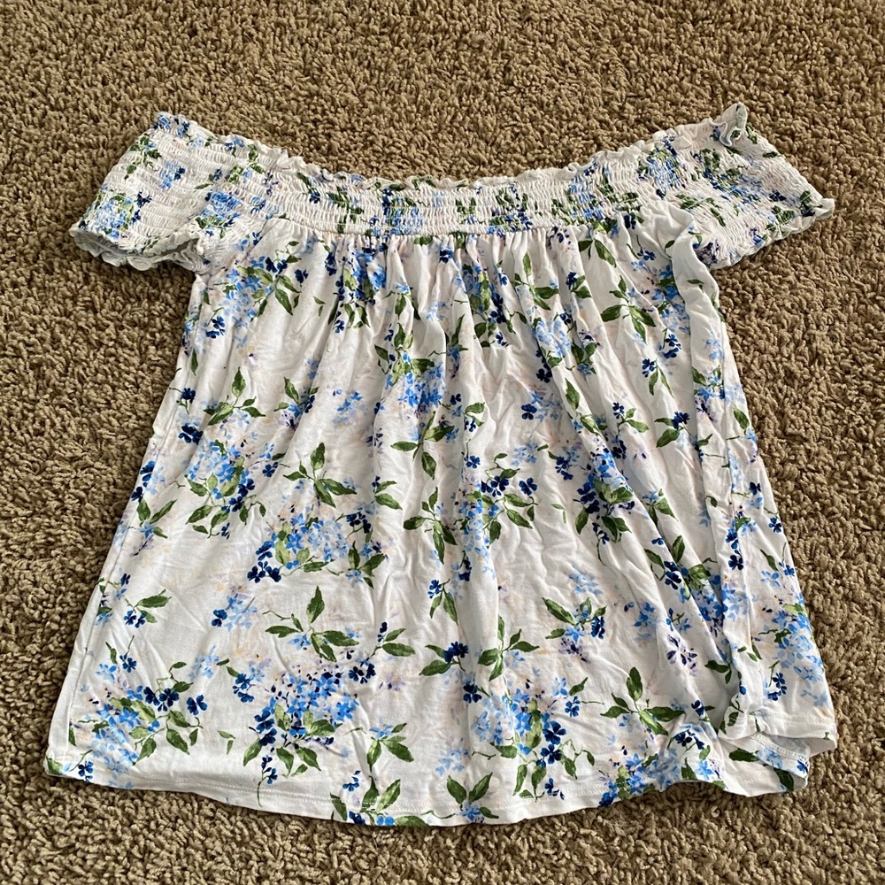 Flowy off the shoulder shirt